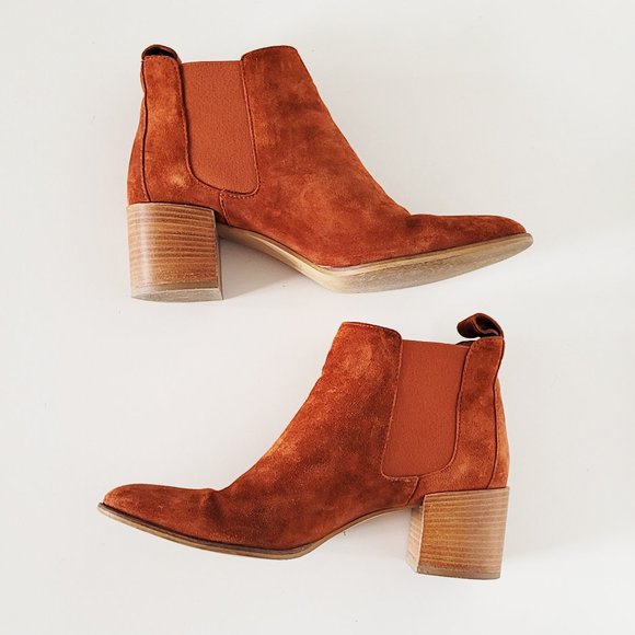 Everlane Women's Ankle Boots in Rust Suede - Picture 8 of 11